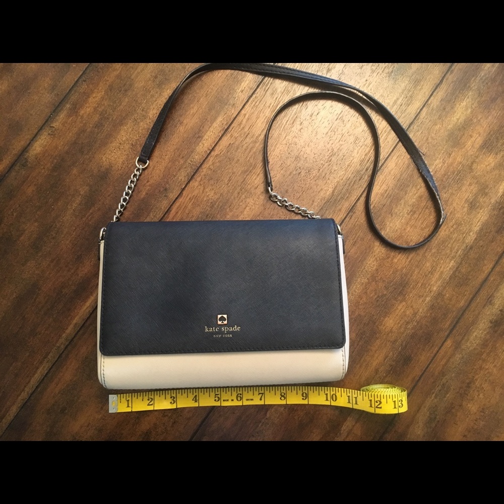 Kate Spade Cream& Black Crossbody Purse